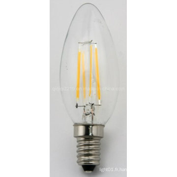 Bougie C35 3.5W 120V LED lampes à incandescence